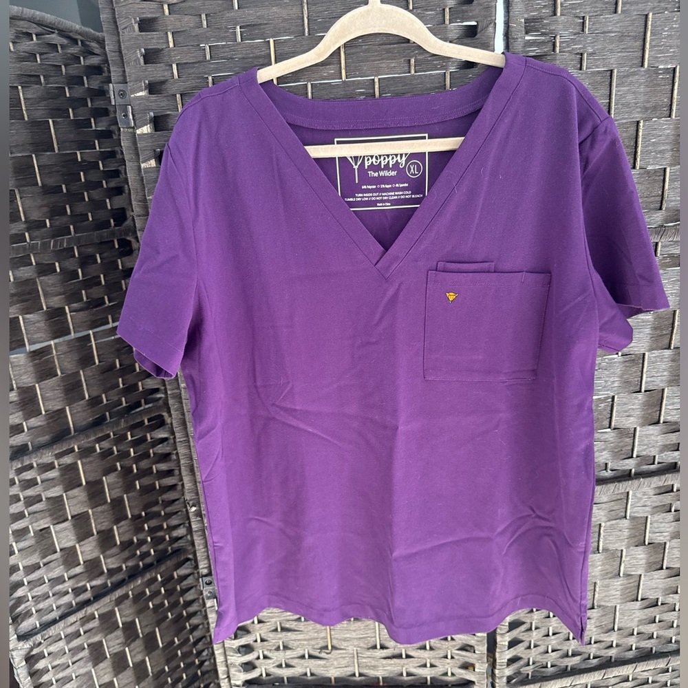 NWOT Sz XL- Purple- Poppy The Wilder Top
